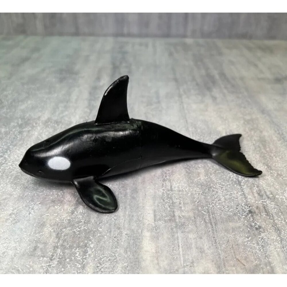 Killer Whale Orca Greenbrier International Inc. 6.5" Sea Life Mammal Plastix PVC
